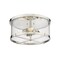 Z-Lite Callista 3 Light Flush Mount, Polished Nickel & Clear 3032F-PN - alternate 5